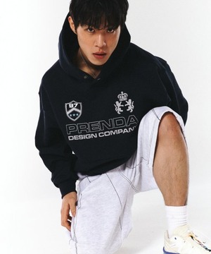 [PRENDA] PDC UNIFORM HOODIE NAVY