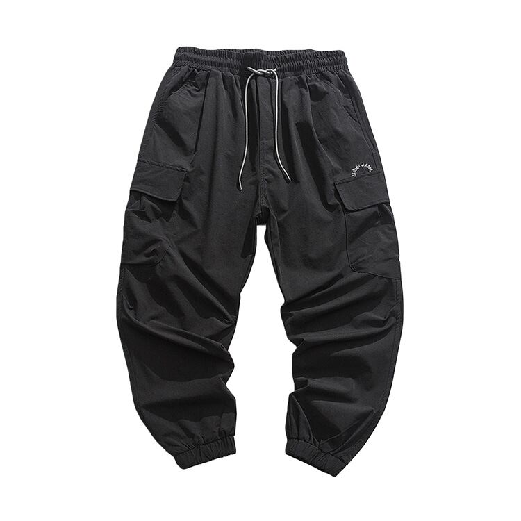 ★DRAWSTRING BUNDLE LEG CASUAL SPORTS PANTS　　　A0498