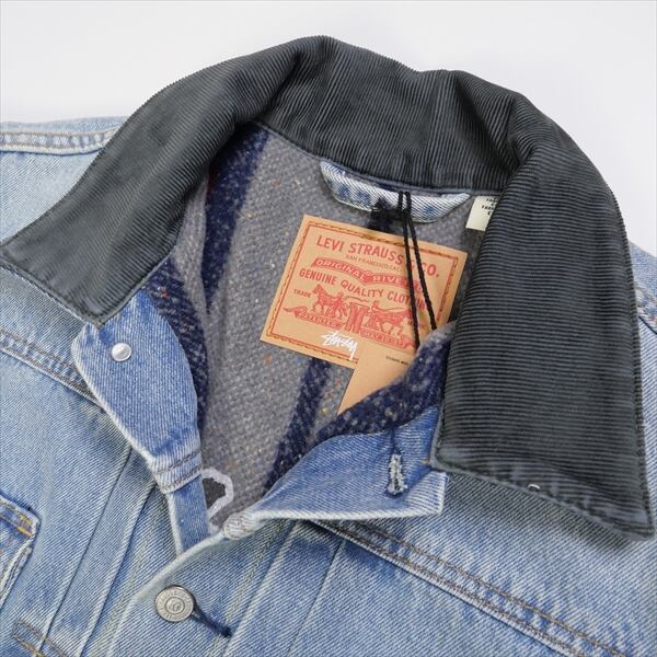 Size【XL】 STUSSY ステューシー × LEVI'S EMBOSSED TRUCKER JACKET