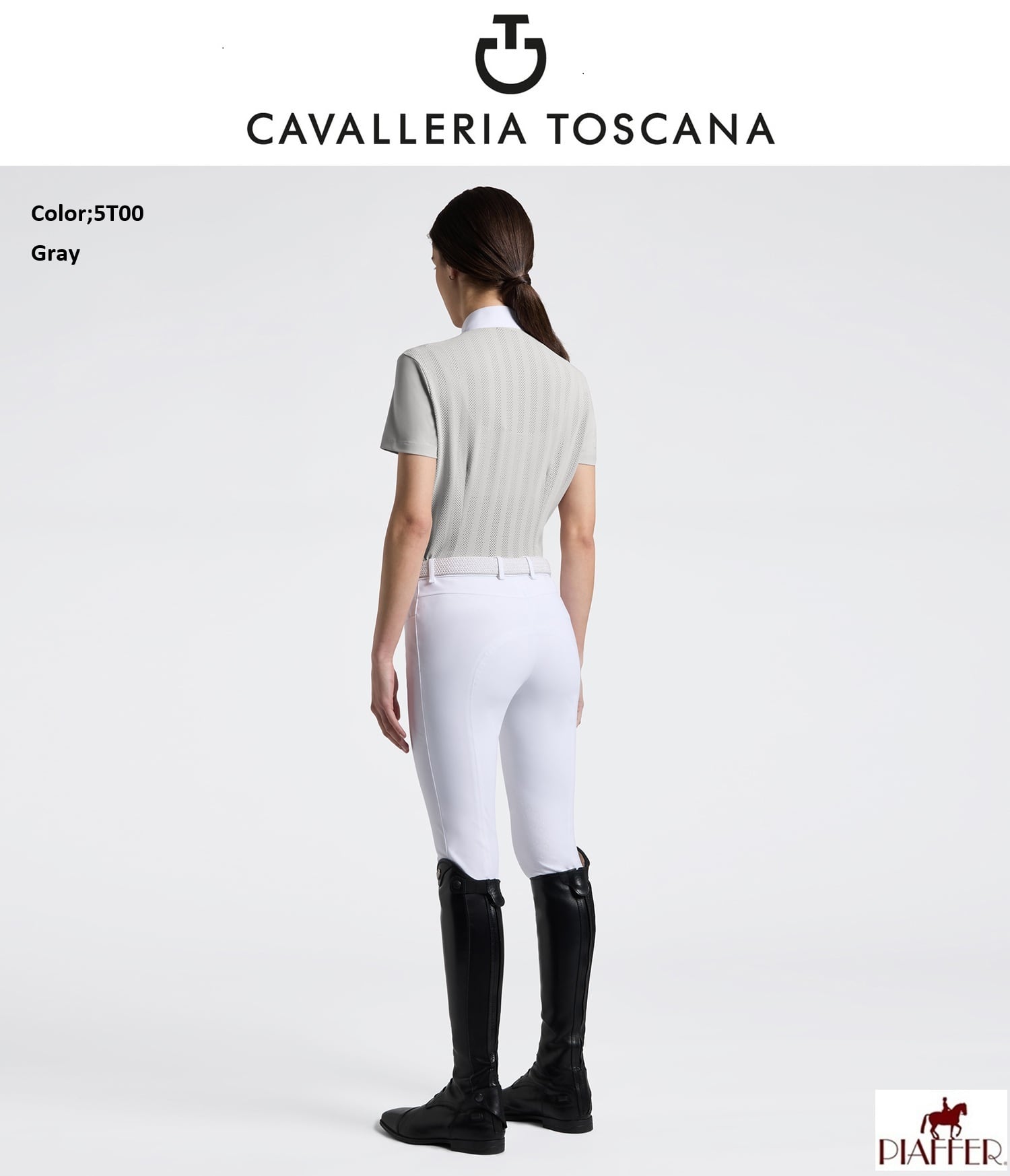 CavalleriaToscanaレディスSSシャツ CAD294PA100 | 乗馬用品
