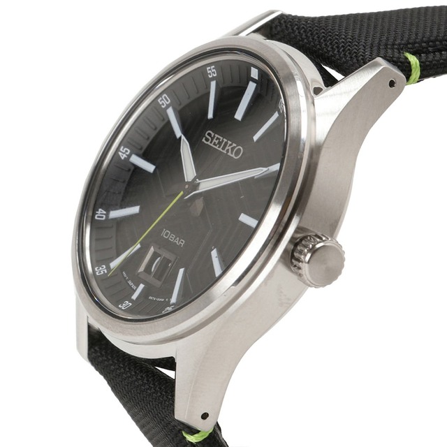 セイコー SEIKO SUR517P1 メンズ 腕時計 海外モデル 逆輸入 クオーツ アナログ ブラック/シルバー ウォッチ WATCH