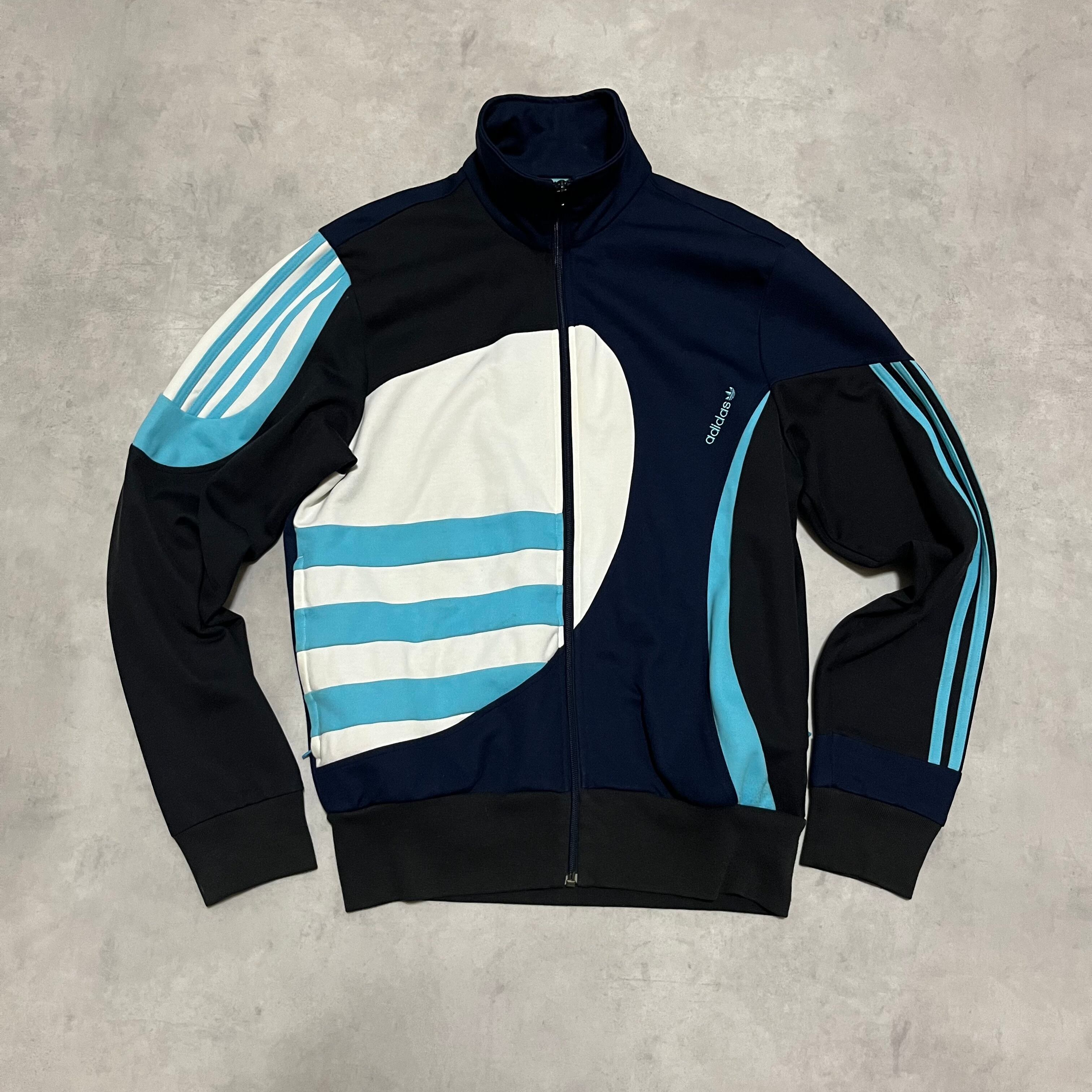 70s〜80s adidas ロゴなし トラックジャケット デサント製 70s〜80s adidas ロゴなし トラックジャケット デサント製
