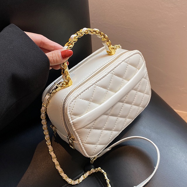 チェーン サマー 夏物 スクウェア メッセンジャーバッグ 手作りハンドバック59074711206