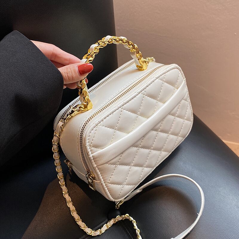 チェーン サマー 夏物 スクウェア メッセンジャーバッグ 手作りハンドバック59074711206