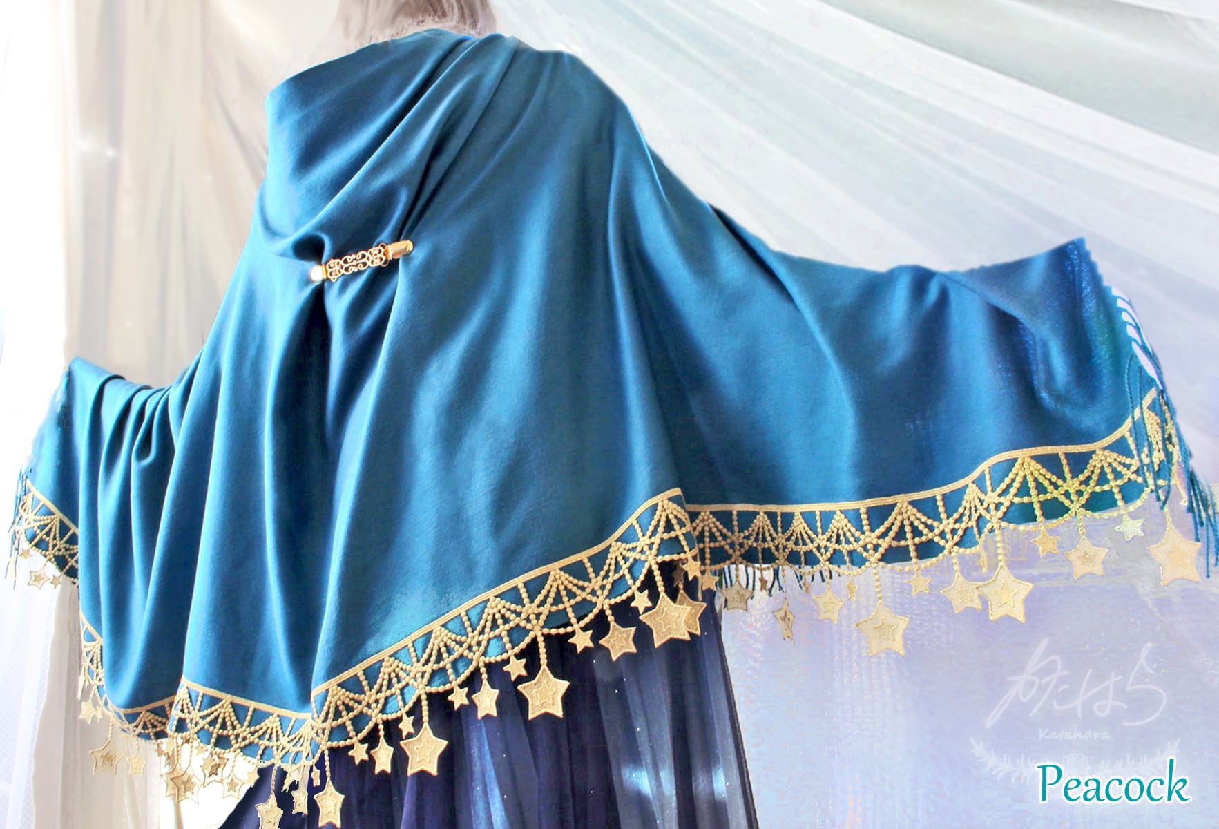 kapital星座柄 ネイビー ストール(希少) kapital星座柄 ネイビー