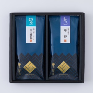 【袋入りギフトセット】茶舗木蔭オリジナル煎茶 青龍＆玉緑茶 嬉野