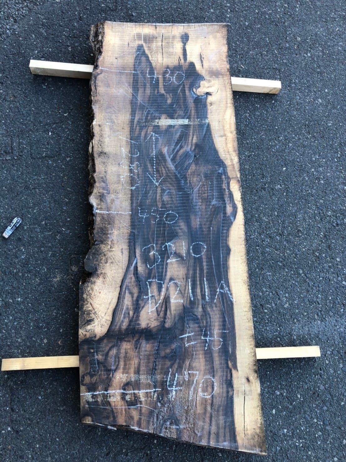 黒柿_1280×430-470×45_Web限定_オーダー用原板 T1057 | 千年家具 - 一