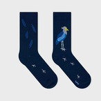 【Miyuki Matsuo】 松尾ミユキ SOCKS  SHOEBILL STORK ハシビロコウ ソックス