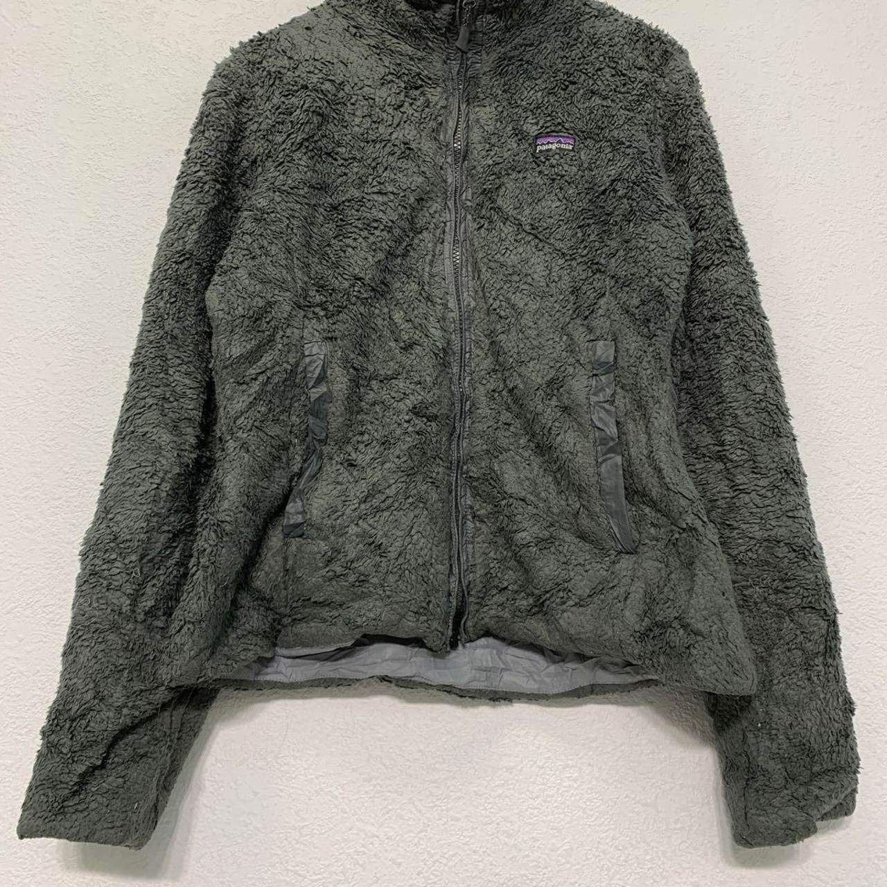 Patagonia ジップアップ フリースジャケット S レディース グレー 