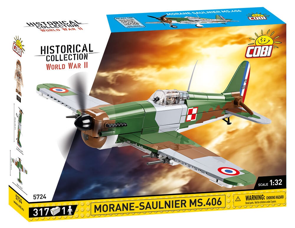 モービラー COBI #5724 モラーヌ・ソルニエ MS406 (Morane Saulnier MS.406