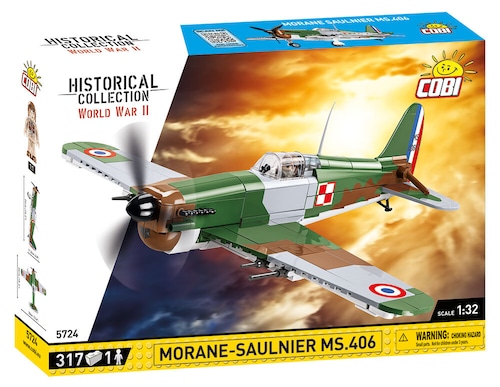 COBI #5724 モラーヌ・ソルニエ MS406 (Morane Saulnier MS.406)