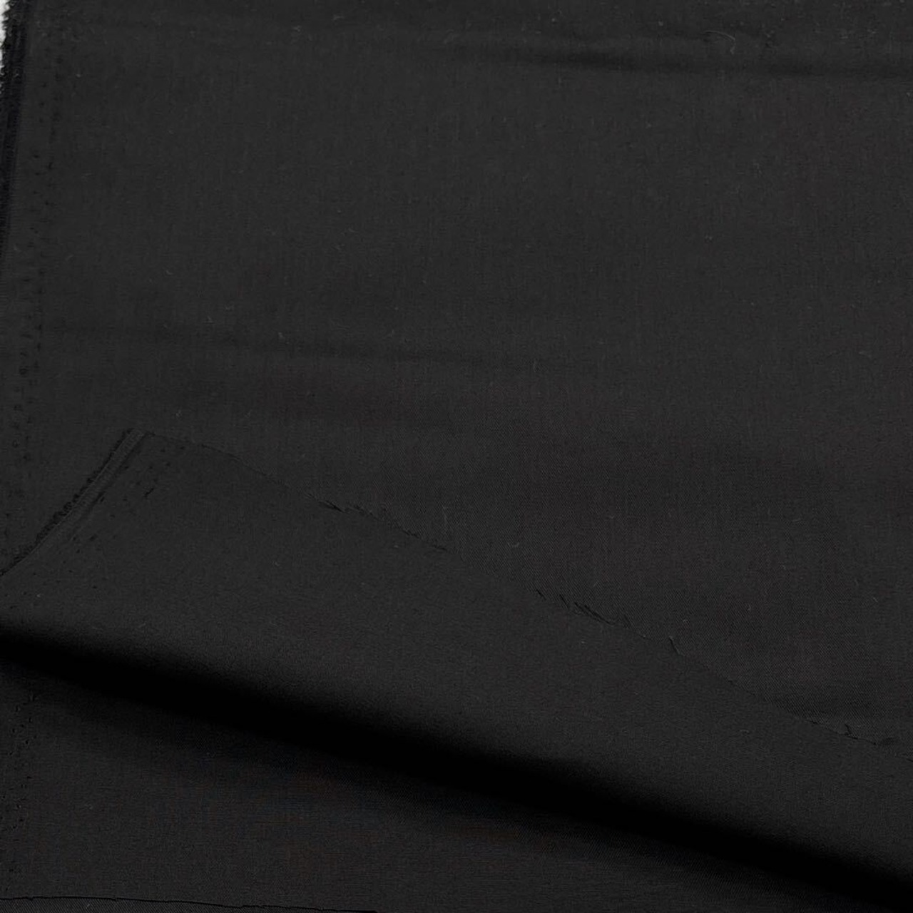 TC150◆2m◆M◆SALE◆綿ポリエステル混ダブル幅スレキ生地◆ブラック