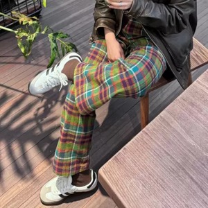 Preppyグリーンのロングpants (kai0806)