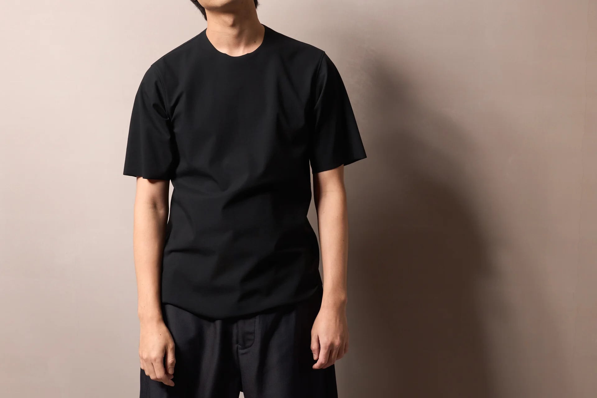 山内 / 強撚フリーカットポンチ・ショートスリーブTシャツ | GANKO
