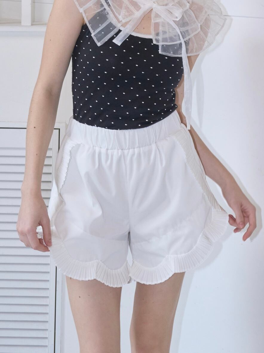 angel frill pants -WHITE- | mieya mieya