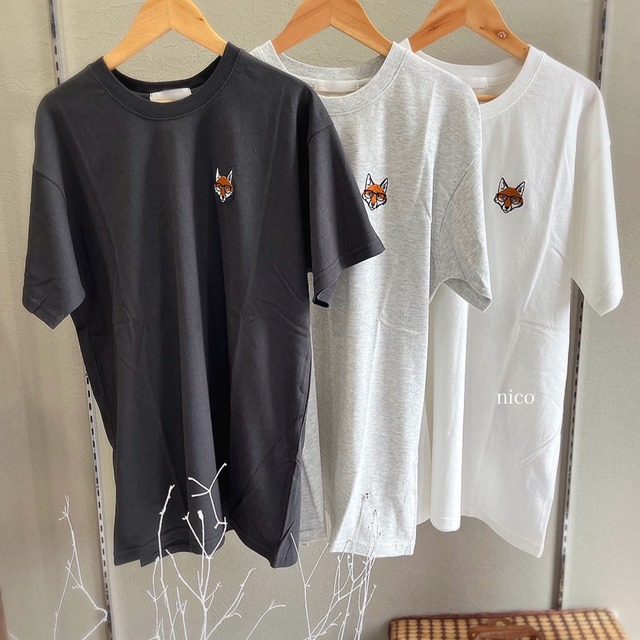 FOXワンポイント 半袖Tシャツ(Freeサイズ)