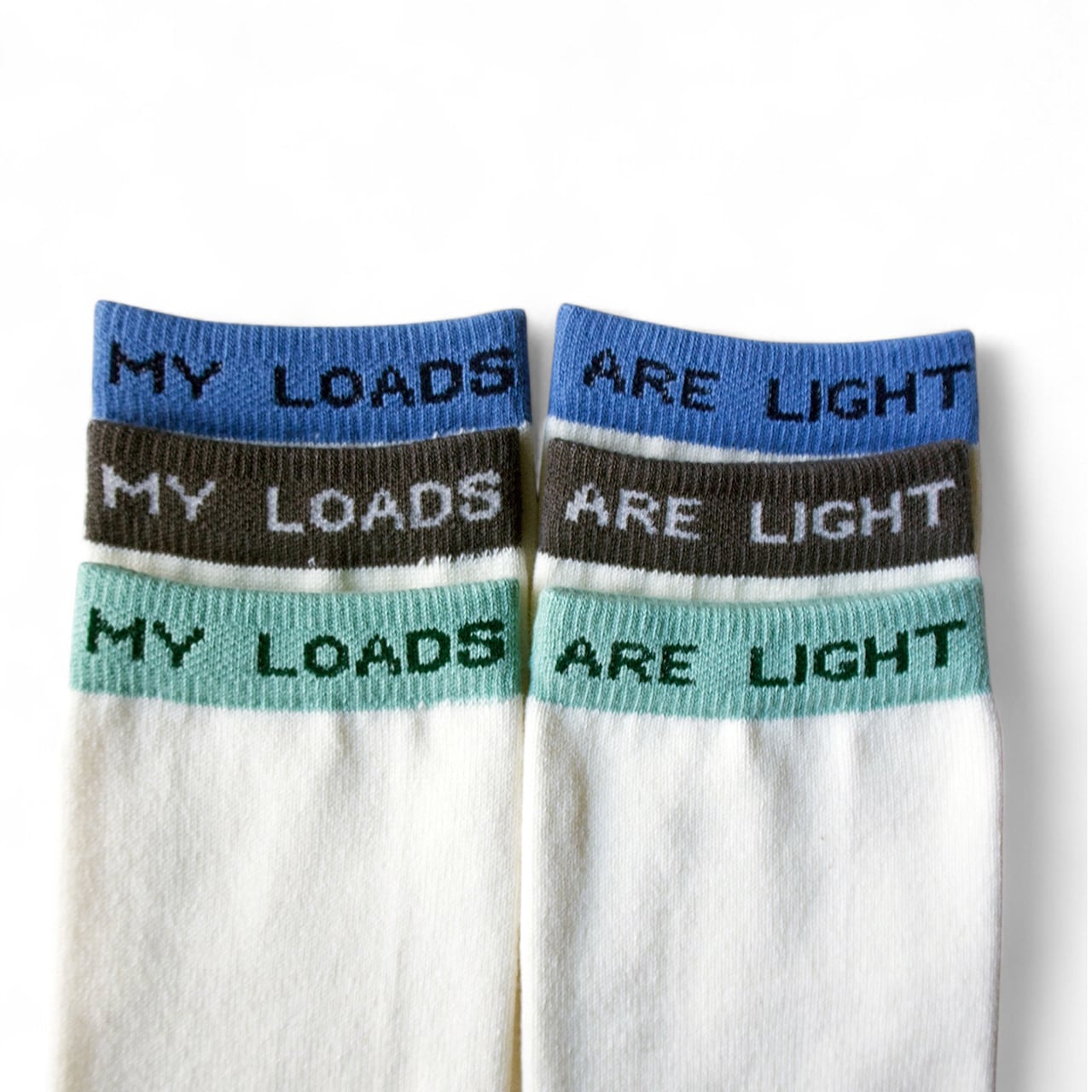 MY LOADS ARE LIGHT, Simple High Socks | not wonder store MY LOADS ARE LIGHT, Simple High Socks | not wonder store
