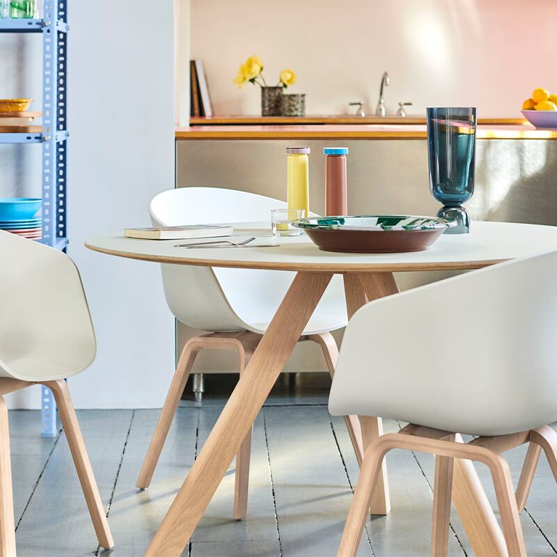 CPH 20 ROUND Φ120 x H74 White Linoleum［ HAY ］ | REAL Style