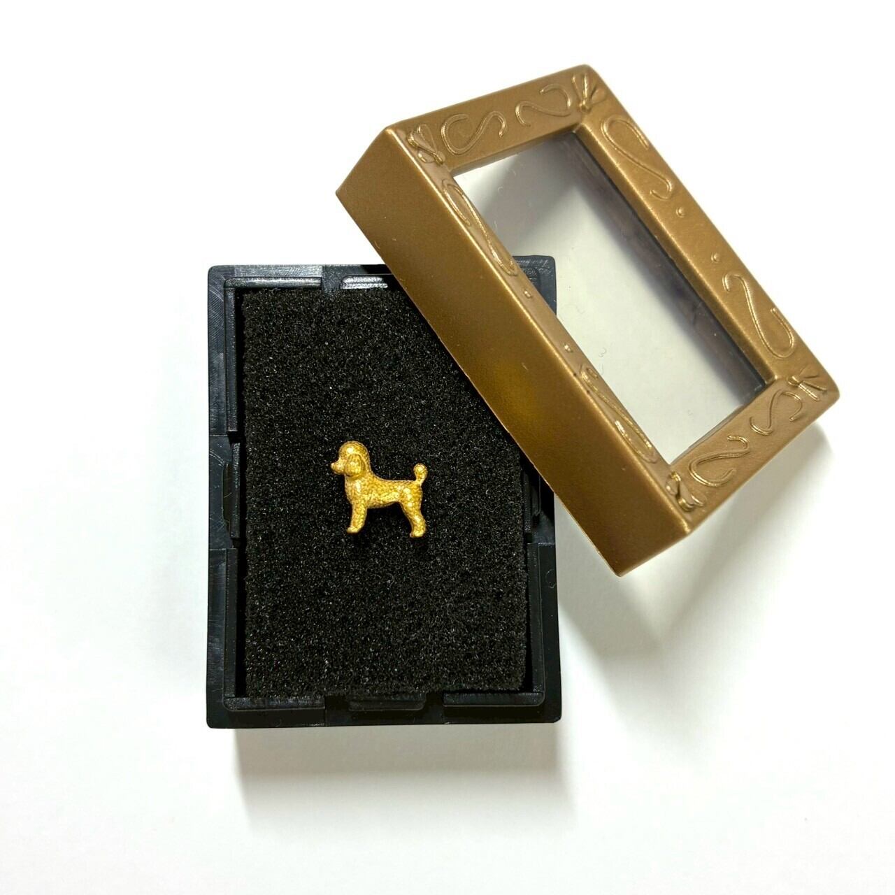 純金 約1g プードル JUNGOLD 指先サイズの芸術品【RNP01102