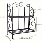 収納棚 ２段 デスク収納 キッチン収納 植物棚 本収納 小物収納 ラック 金属 幅30cm おしゃれ 北欧