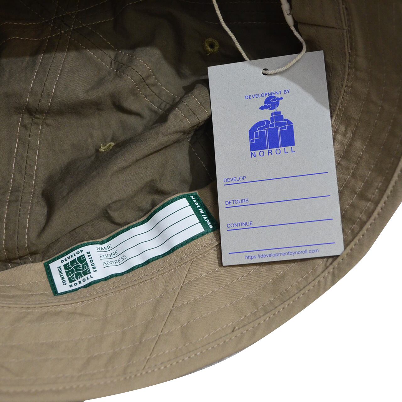 NOROLL SOFTEN HAT NOROLL SOFTEN HAT khaki カーキ ノーロール 【公式