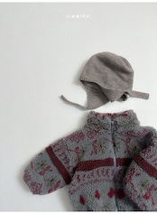 〖取寄〗韓国子供服 / 26winter / minirobe / エディボアジップアップ / キッズ *S~XL*