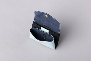 enricheveryday Everyday TINY Wallet bonding ／ TURQUOISE × NAVY（ターコイズ × ネイビー）