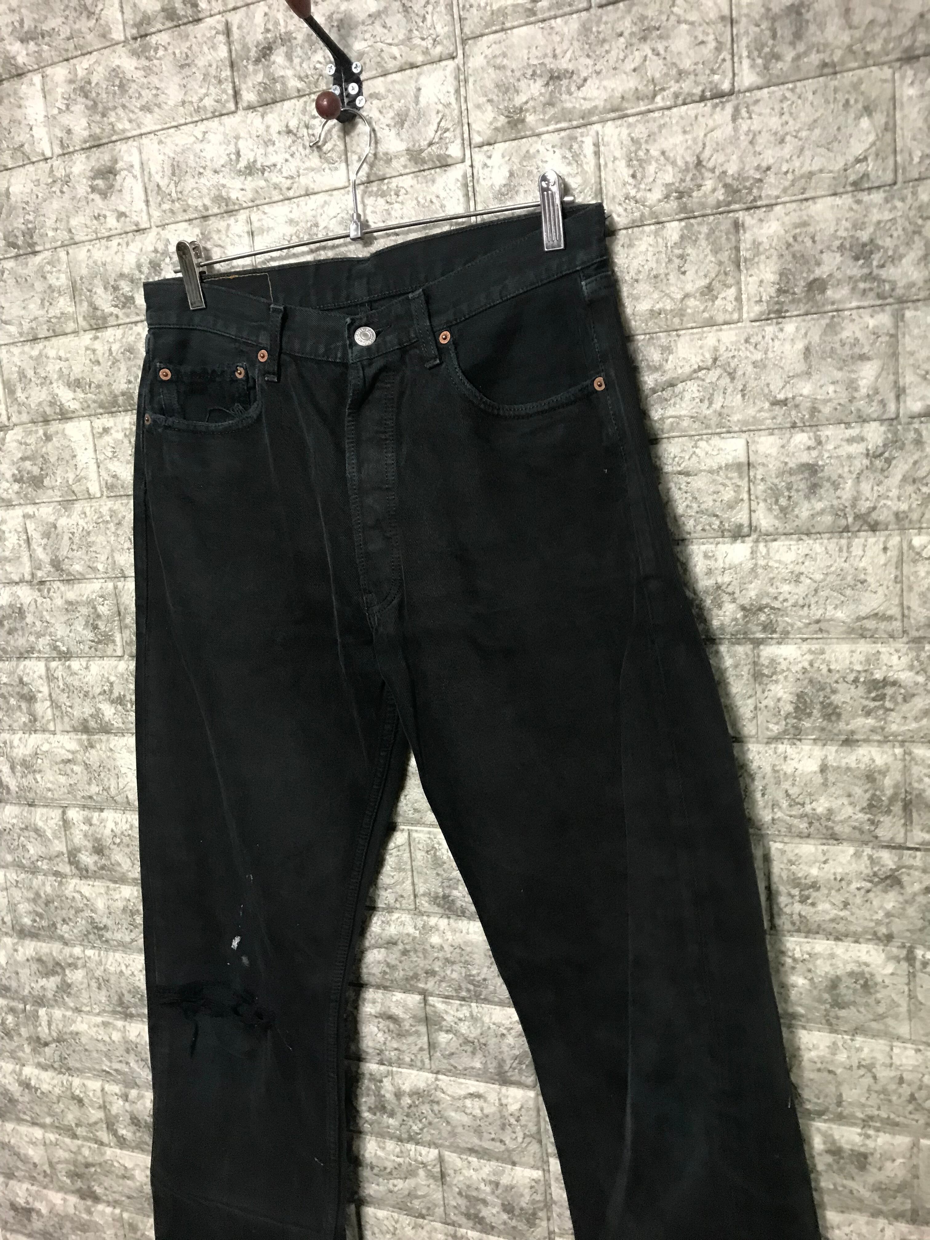 USA製 90s Levi's 501 ブラックデニム 501-0165ヴィンテージ USA製 90s Levi's 501 ブラックデニム 501-0165ヴィンテージ