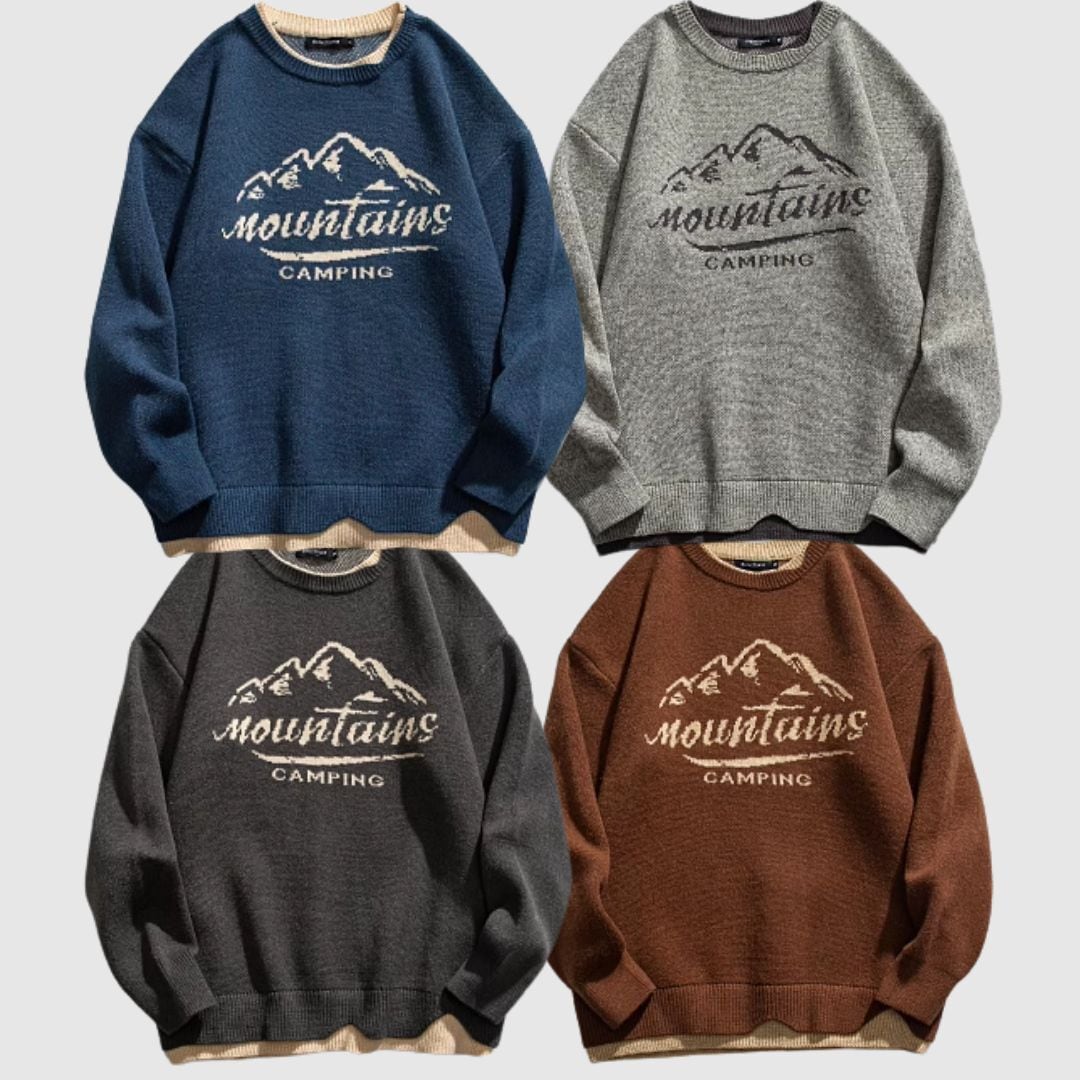 フェイクツーピース セーター H2670