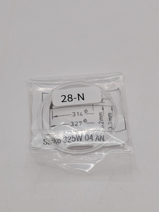 fit seiko 325W04AN(28-N) 風防