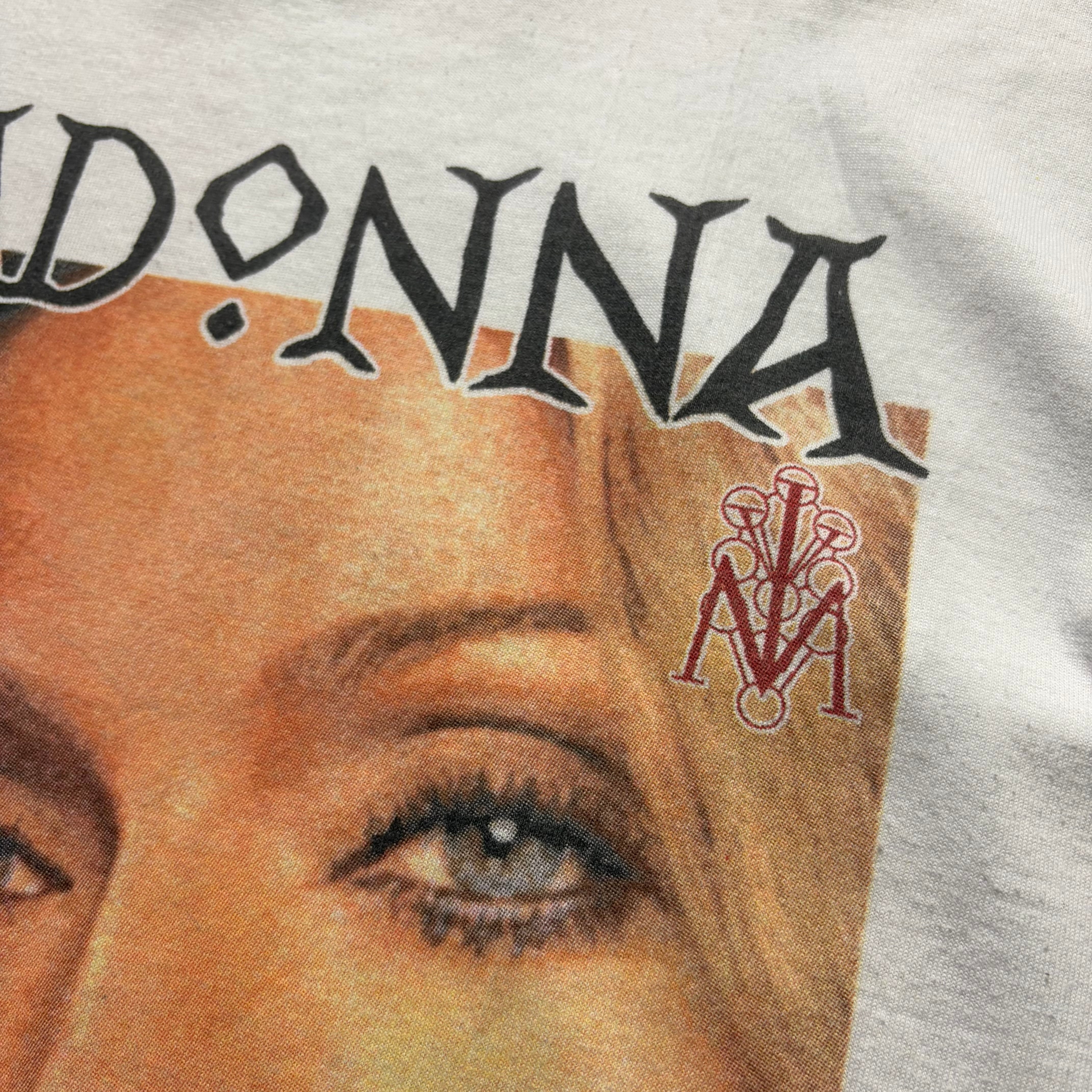 vintage 2001's MADONNA long sleeves music tee “DROWNED WORLD TOUR