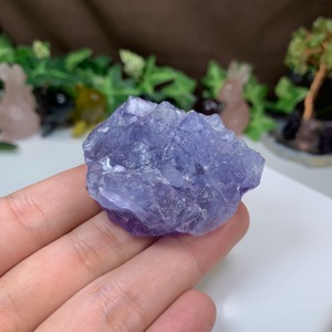 40.幻想的な色合い☆ヤオガンシャン産・パープルフローライト原石