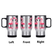 Stainless Steel Travel Coffee Mug (14 oz) Heart 4344