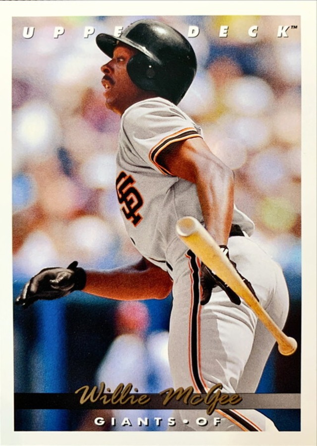 MLBカード 93UPPERDECK Willie McGee #281 GIANTS