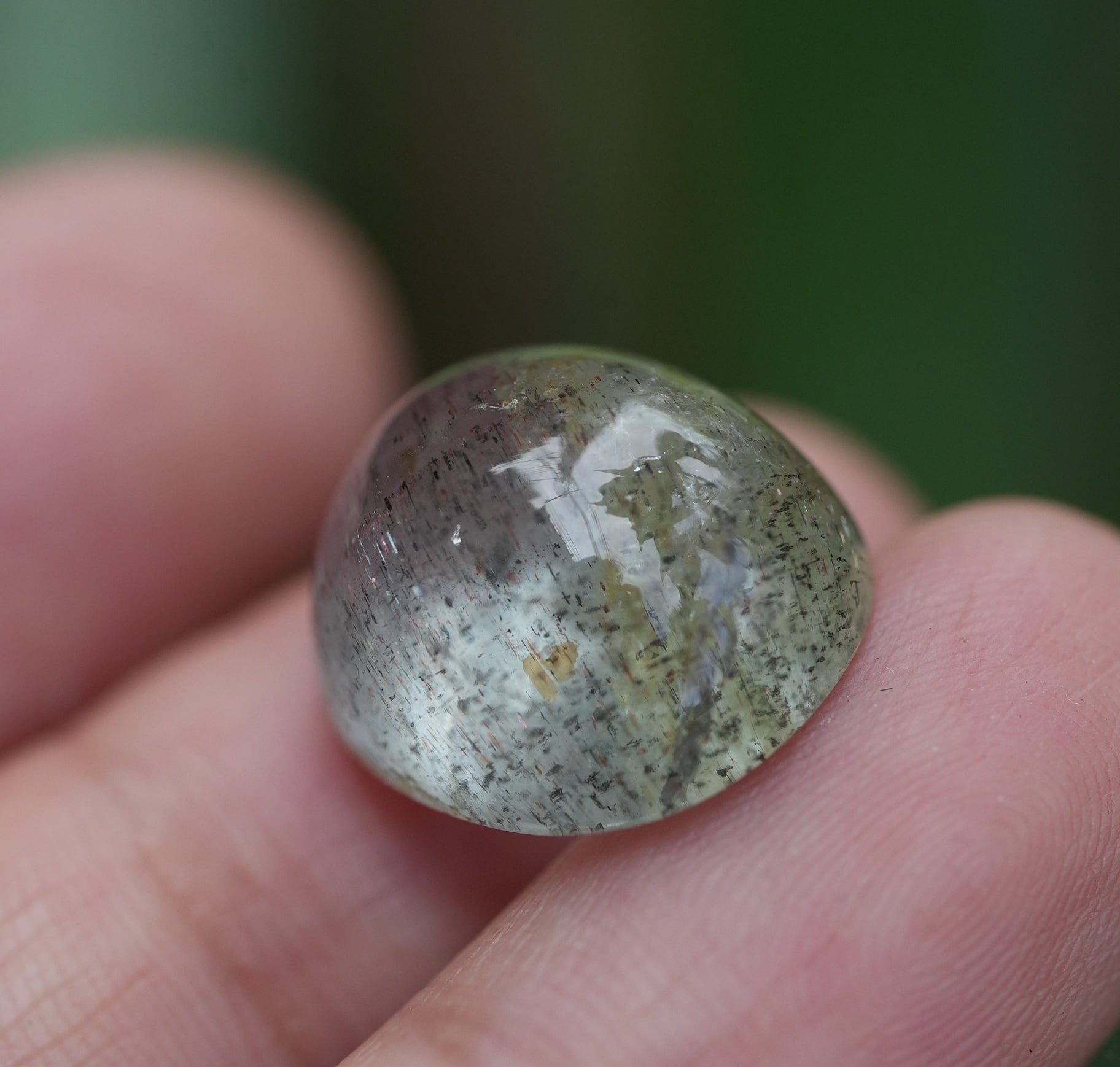 透明感とインクルージョン☆モスアクアマリン s1523 | Funky