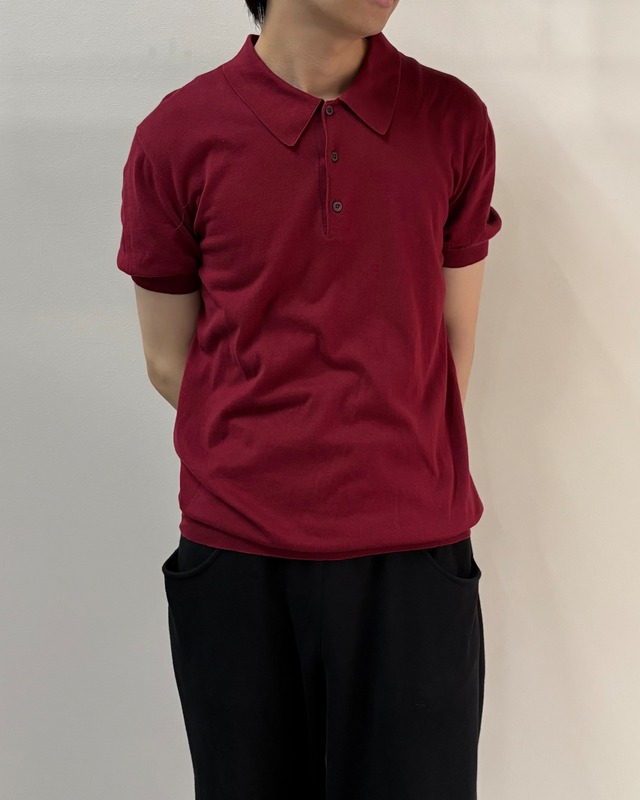 【2018's PRADA】summer knit basic polo