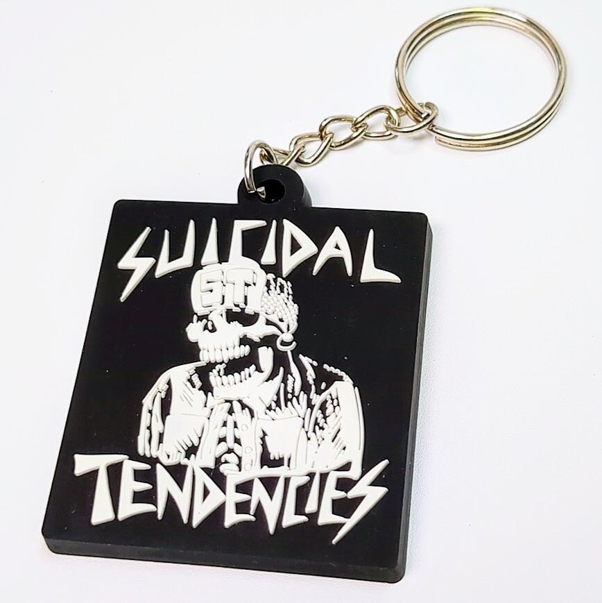 ♧ 送料無料！ ★ラバーキーホルダー★ 【Suicidal Tendencies（スイサイダル・テンデンシーズ）】 〚アメリカン雑貨 アメトイ〛