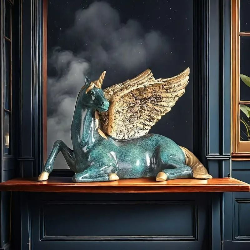 羽毛の置物 エレガントオブジェ