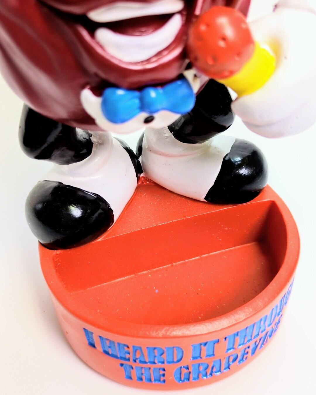 ☆【 California Raisins (カリフォルニアレーズン ) 】 tiny goodbite / タイニー グッドバイト / メッセージ レジン スタチュートレイ 〚アメリカン雑貨 アメトイ〛