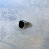 UK Onyx silver ring "25号"