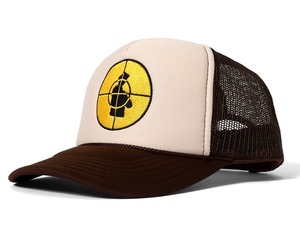 LFYT X PUBLIC ENEMY TARGET TRUCKER CAP Brown