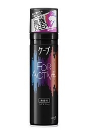 ケープ フォーアクティブ 無香料 180g 〔 激しい動き 汗 湿気に強い ・ しなやかにセットして固めすぎない 〕 180グラム (x 1)