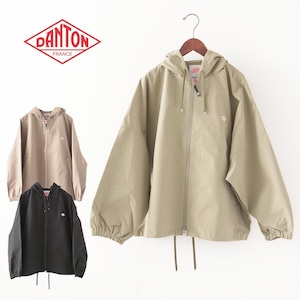 DANTON [ダントン] W 3LAYER CLOTH HOODED JACKET [DT-A0470TLY] 3レイヤークロスフーデッドジャケット・フードジャケット・防水・防風・LADY'S [2024SS]