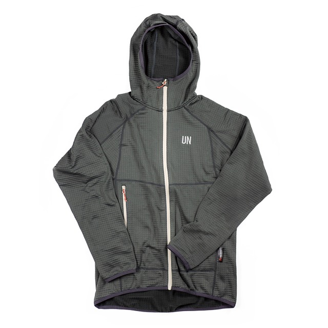 UN2100 Light weight fleece hoody / Charcoal