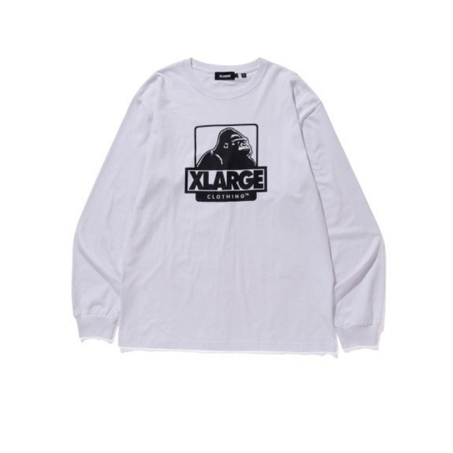 XLARGE (エクストララージ)  OGロゴプリント ロングスリーブTシャツ WHITE (ホワイト)