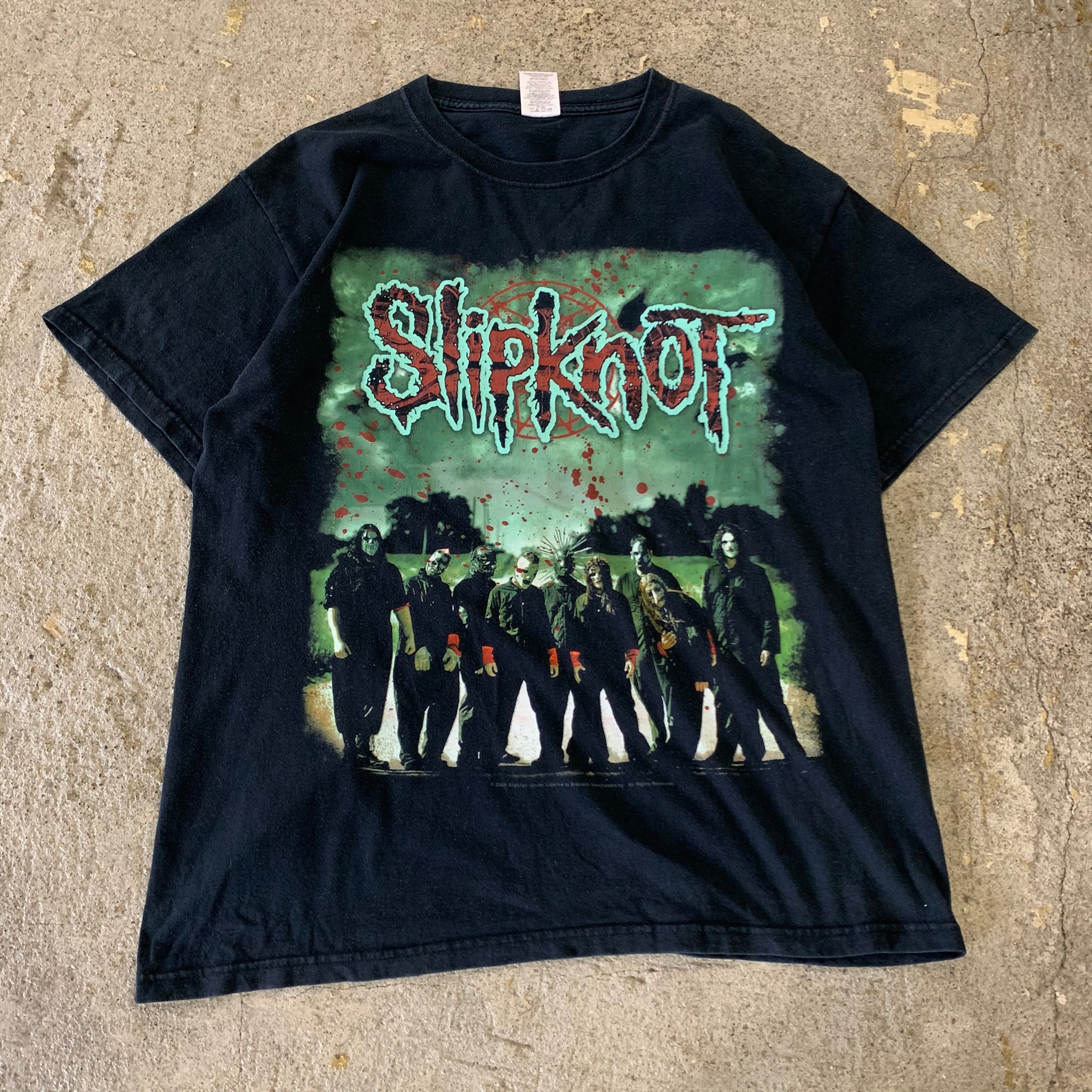 00s vintage Slipknot スリップノット Tシャツ Lサイズ 00s slipknot T 
