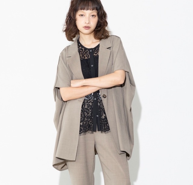 [予約販売] MARGAUX VINTAGE マルゴーヴィンテージ　　ビックシルエットジレ　JK-27001 (1/中〜末入荷予定)