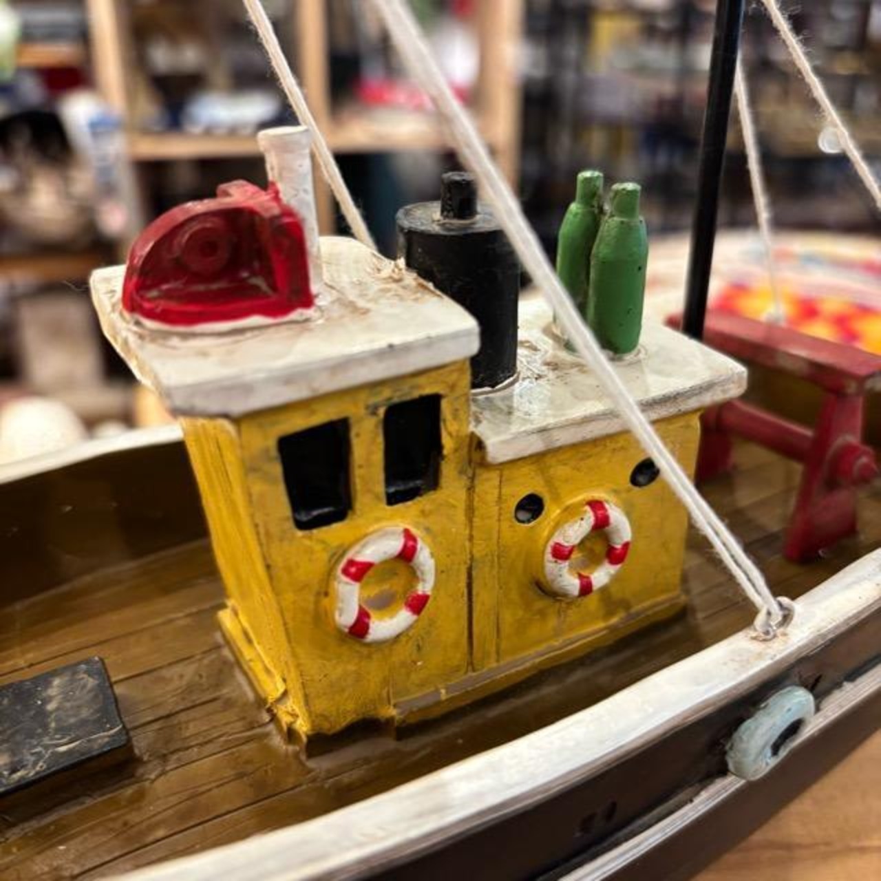 China Antique Design Boat Object 中国 アンティーク調 船のオブジェ 置物 インテリア雑貨 ギフト 飾り