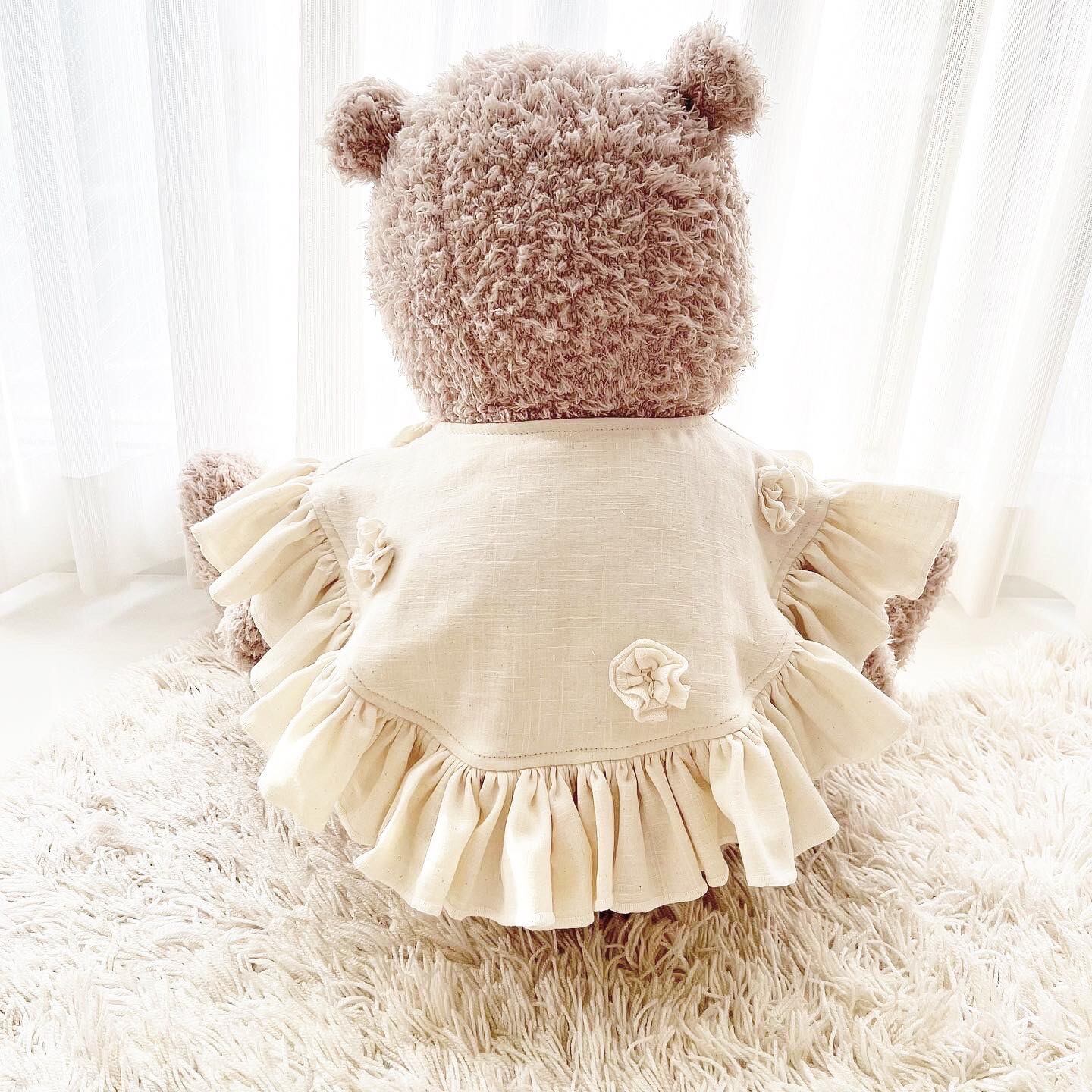 ◯ round frill pillow つけ襟 ◯ yuka haseyama | yuka haseyama