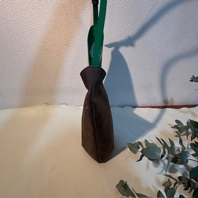 B.stuff　ナイロン×レザーコンビショルダー(フェンネル)